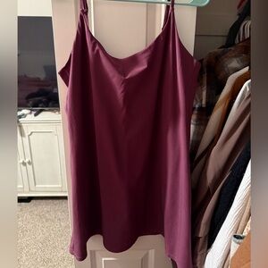 Abercrombie & Fitch Burgundy Midi Dress